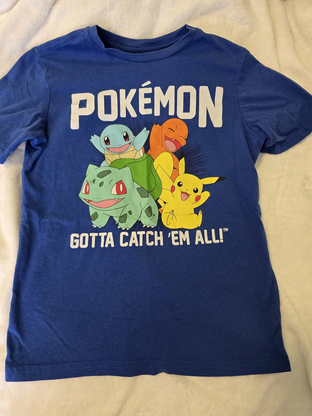 Pokémon Pikachu Bulbasaur Squirtle Charmander Graphic Tee Size L (10/12)
